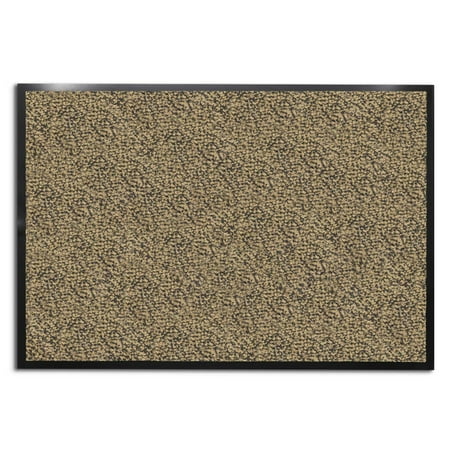 casa pura® Entrance Door Mat | Entryway Floor Mat | Highly absorbent & non-slip Indoor & Outdoor Carpet | Beige - 24'' x