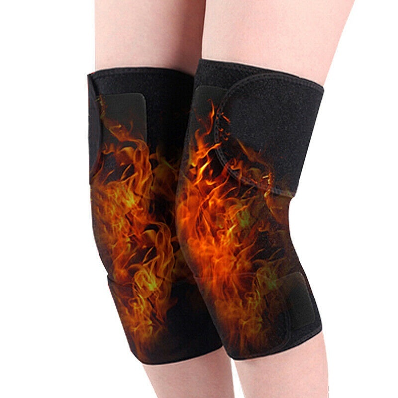 Self Heating Knee Brace Support Pad Therapy Thermal knee