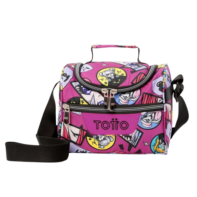 TOTTO Lonchera Niña | Térmica Repelente a Líquidos PIZARRA multicolor M