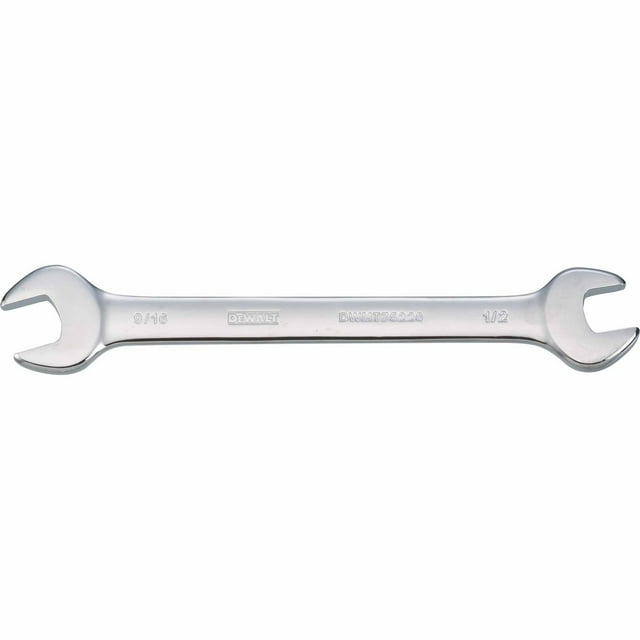 Llave de extremo abierto DEWALT 1/2X9/16 15° Offset Full Pulida