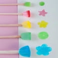 thumbnail image 4 of LNGOOR 5pcs Painting Sponge Brush Set, 4 of 5