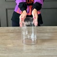 thumbnail image 5 of DAMAI Halloween Glass Hurricane Candle Holder, Multi Tier Floating Clear Cylindrical Glass Candle With 5 Ghost Candles,Modern Tabletop Decor For Bedroom Dining Room Wedding Home Decor, 5 of 5