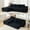 Black, variant on 104" Modular Sectional Sofa, L-Shape Convertible Sleeper Sofa Bed with Chaise, Corduroy Fabric, No Assembly Required