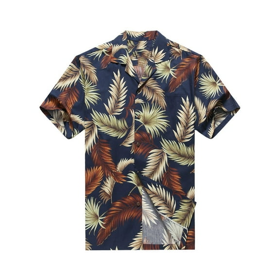 Made in Hawaii Men's Hawaiian Shirt Aloha Shirt Tropical Leaves in Assorted Color