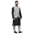 thumbnail image 2 of Atasi Indian Traditional Kurta Churidar Pajama Set With Nehru Jacket For Men, 2 of 3