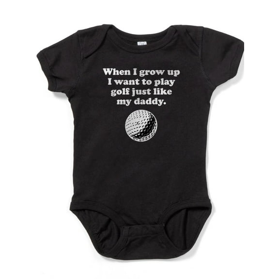 CafePress - Play Golf Like My Daddy - Cute Infant Bodysuit Baby Romper