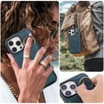 thumbnail image 5 of Decase Wallet Case for iPhone 16 Pro Max, Crossbody Leather Phone Case with Kickstand and Card Slots, Magnetic Closure, Car Mount Compatible,Blue, 5 of 9