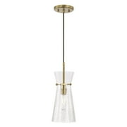 1 Light Pendant-Aged Brass Finish Capital Lighting 342411Ad