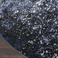 thumbnail image 4 of Nourison Passion All-over design Light Blue Black 4' x Round Area Rug (4 Round), 4 of 8