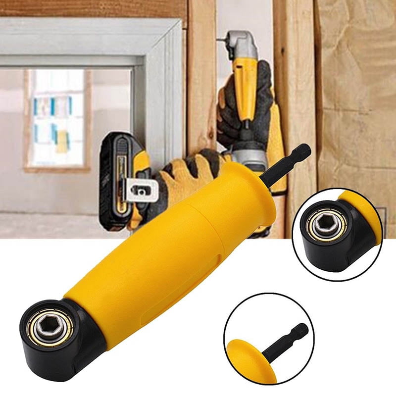 GUONING-L Tools Right Angle Drill Attachment Chuck Adapter Electric Power Cordless 90 Degree drill bits set 