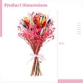 thumbnail image 5 of Pink Pampas Dried Flower Bouquet, Colorful Pampas Grass Floral Arrangement, Vibrant Mixed Bouquet for Home Decor, Table Centerpiece, Wedding Decoration, DIY Vase Display, 5 of 6