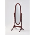 thumbnail image 5 of GTU Furniture Swivel Adjustable Full-Length Oval Wood Cheval Floor Mirror, 5 of 6