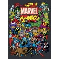 thumbnail image 2 of Men's Marvel Hero Epic Collage  Graphic Tee Tie Dye Large, 2 of 2