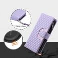 thumbnail image 7 of Dteck Zipper Wallet Crossbody Strap Case for Samsung Galaxy S21 FE,Magnetic Leather Card Slots Cash Pocket Case Shockproof Kickstand Cover with Shoulder & Wrist Strap for Galaxy S21 FE,Purple, 7 of 7