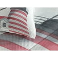 thumbnail image 3 of Ambesonne Lighthouse Quilted Coverlet 3 Pcs, Seagulls Beach Sea, King Size, Red Grey White, 3 of 4