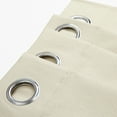 thumbnail image 5 of Deconovo Contemporary Beige Solid Print Blackout Curtains, Grommet Top, 38 x 54 Inch, 2 Panels, 5 of 9