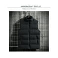 thumbnail image 5 of Sunisery Men Puffer Vest Stand Collar Quilted Waistcoat Fall Winter Casual Outdoor Sleeveless Padded Jacket Coat L-6XL, 5 of 9