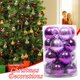 thumbnail image 4 of Adornos Navideños de Plástico Fiudx 16 Piezas 6 cm, 4 of 5
