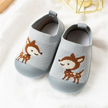 

BTJX Boys Girls Animal Prints Cartoon Socks Shoes Toddler The Floor Socks Non Slip Prewalker Shoes