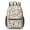 Basketball and Star White Pattern, variant on Basketball and Star White Pattern 17" Waterproof Oxford School Backpacks for Teens, S-Shape Padded Straps, for School, Travel, Hiking, Camping