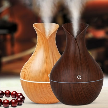

Tuelaly Essential Oil Aromatherapy Diffuser - 130ml Ultrasonic Diffuser & Humidifier -LED Settings