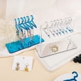 thumbnail image 4 of Clearance! FNGZ Rack Hanging Personalized Earring Holder Acrylic Hanger Type Stud Earring Storage Display Rack Jewelry Rack, 4 of 5