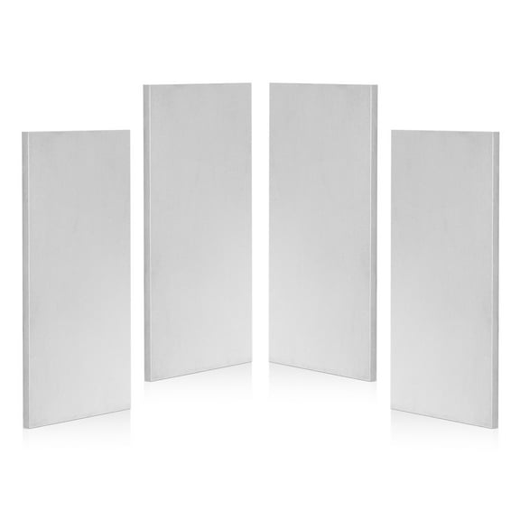 Uxcell 4 Pack 1095 Steel for Knife, 4" x 1-1/2" x 1/8" Cold Rolled Annealed Steel