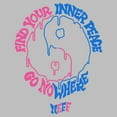 thumbnail image 2 of Men's NEFF Find Your Inner Peace Go Nowhere Large  Graphic T-Shirt, 2 of 5