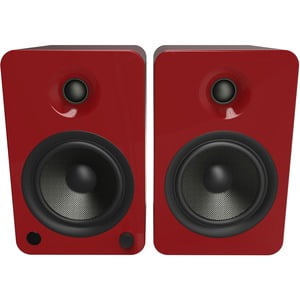 Kanto Living YU6 2-Way Powered Bookshelf Speakers (Pair, Crimson)