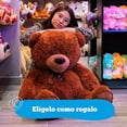 thumbnail image 4 of Oso de Peluche Gigante Suave y Bonitos PELUCHERIA Tam 120 cm, 4 of 5