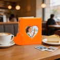 thumbnail image 3 of Mini Photo Album with Heart Cutout, Compact 4.33x3.35In Desktop Decor, Holds 3 Inch Prints, Perfect for Photocards Pictures and Small Keepsakes, Portable Lightweight Gift Ready, 3 of 6