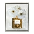 thumbnail image 4 of Stupell Industries Leopard Print Perfume Bottle Glam White Spring Florals Luster Gray Framed Floating Canvas Wall Art, 16x20, by Carol Robinson, 4 of 5