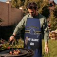 thumbnail image 2 of BALTIMORE Custom Aprons for Men Women, Personalized Football Style Apron with Name and Number, Customized Apron with Pockets Gift, 2 of 5
