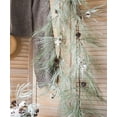thumbnail image 5 of Christmas Faux Snow Pine Needle Wreath or Vine, 5 of 10