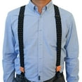 thumbnail image 5 of Kunny Men's Suspenders Fully Elastic 1.5 inch Wide X back Heavy Duty Work Suspenders, 5 of 7