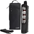 thumbnail image 1 of Bolsa enfriadora de golf Athletico – Enfriador aislado de lados suaves con capacidad para 6 paquetes de latas o dos botellas de vino (negro), 1 of 5