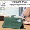 thumbnail image 3 of For One Plus 9R 5G Wallet Phone Case Durable PU Leather Flip Cover-Green, 3 of 3