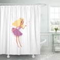 thumbnail image 1 of ABPHQTO Cortina de ducha Fairy Long Blonde Hair Spreading Magical Dust Pixie Girl 150x180 cm, 1 of 1