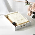 thumbnail image 5 of Wooden Food Tray Plate Fruit Tray Rectangular Tea Set Coffee Tray-B, 5 of 5