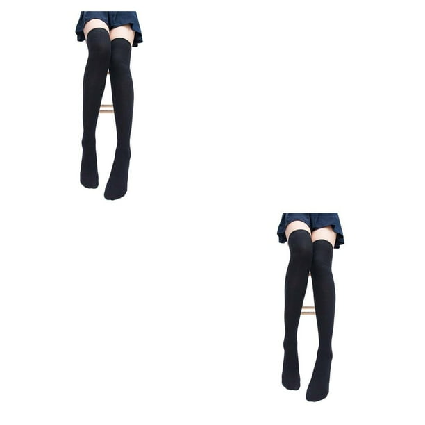 Guardurnaity Calcetines de moda para mujer, calcetines casuales de punto hasta el muslo por encima de la rodilla, calcetines altos de algodón para niñas y Type3 NO3 Guardurnaity CBP080116