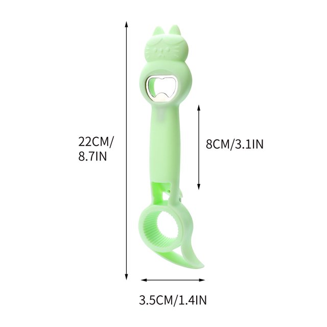 Pompotops 4 In 1 Manual Lid Remover Multifunctional Bottle Opener Kitchen Accessories Home Kitchen Screw Cap Can Opener Clearance