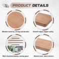 2 Pack Mini Helmet Display Racks - Wood Wall Mount Stand For Football Helmets & Collectibles, 30 X 6 Inches