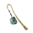 thumbnail image 1 of Retro Metal Bookmark, Star Sun And Moon Bookmark, Seven Chakra Healing Stone Beads And Natural Stone Pendant, 1 of 9