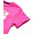 thumbnail image 4 of RBX Girls' Active Shorts Set - 2 Piece Short Sleeve T-Shirt and Athletic Mesh Shorts - Activewear Set for Girls (Size: 4-12), 4 of 7