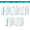 thumbnail image 2 of Arkwright Bar Mop Towels (16x19, (Bulk Case of 60), Cotton, White with Green Stripe, 2 of 7