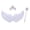 3Pcs White Set, variant on Feather Wings Fairy Halloween Costume Wings Stage Show Halloween Costume Angel Wings for Kids Girls Princess Party Cosplay