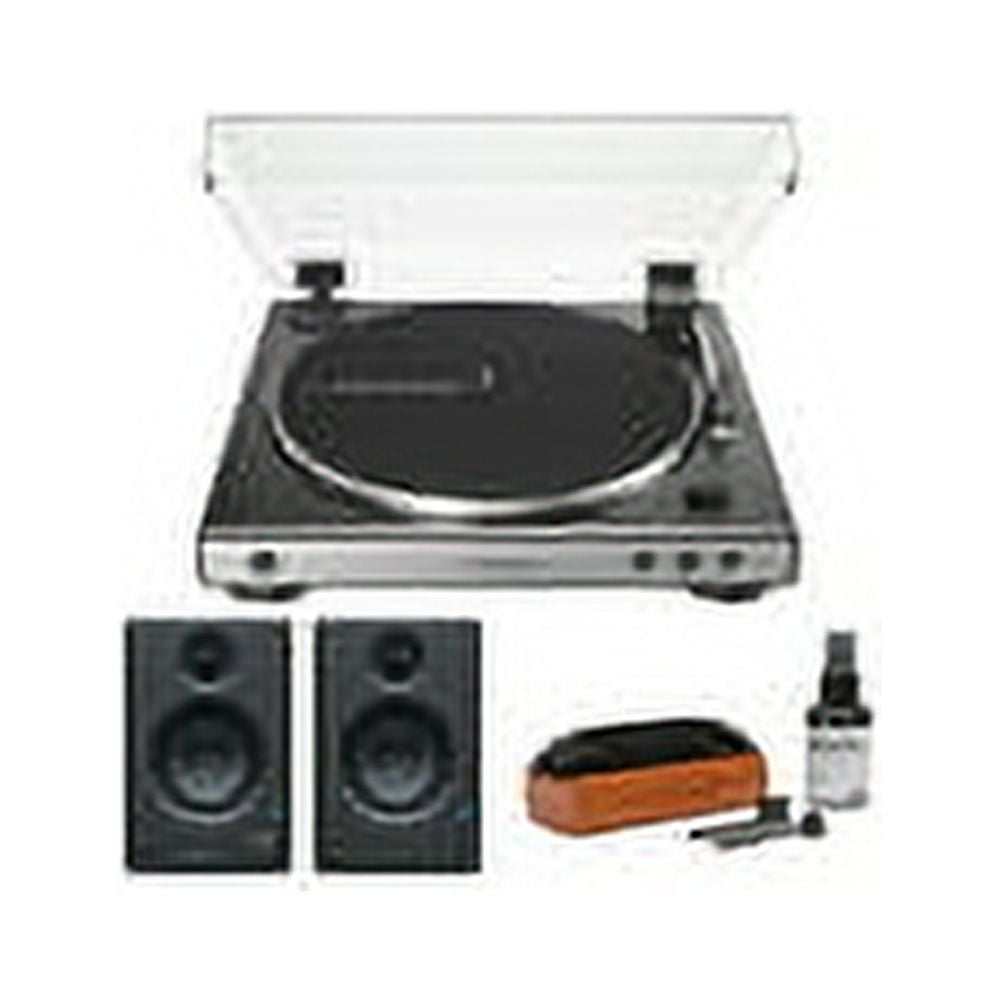 Audio-Technica AT-LP60X Turntable Record Player with Speakers Bundle in Gunmetal - Walmart.com Audio-Technica AT-LP60X Turntable Record Player with Speakers Bundle in Gunmetal - Walmart.com
