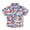 Red, variant on MUXiin Toddler Tshirts Boys Button Up Cartoon Print Hawaiian Shirts for Boys Short Sleeve Beach Holiday Shirts Comfortable Shirt Toddler To Big Kid