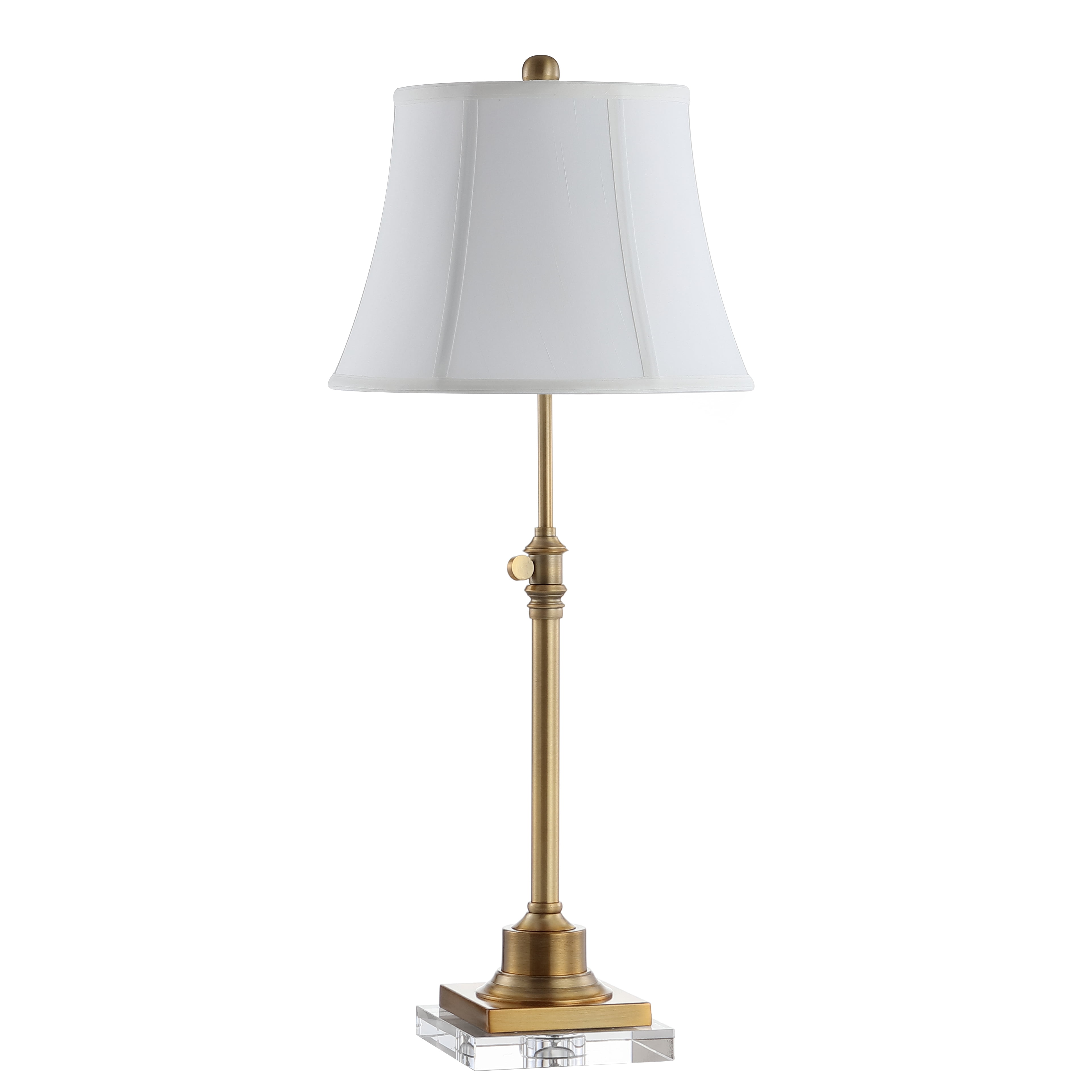 Safavieh Callen Traditional Table Lamp, Clear/Brass Gold, Set of 2