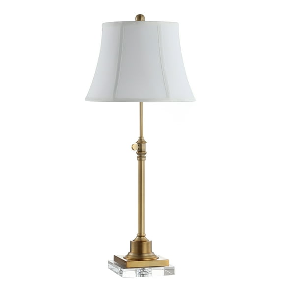 Safavieh Callen Traditional Table Lamp, Clear/Brass Gold, Set of 2